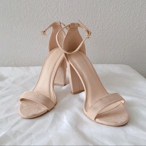 WILD DIVA NUDE OPEN TOE HEEL